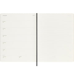 Moleskine Academic 2026/2027 Weekly Diary XL Black Soft