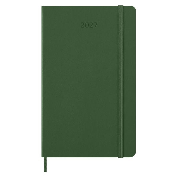 Moleskine 2027 Weekly Diary Large Myrtle Green Hard Cover