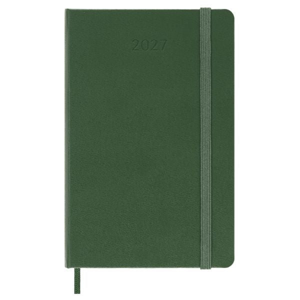 Moleskine 2027 Daily Pocket Planner Myrtle Green Hard Cover