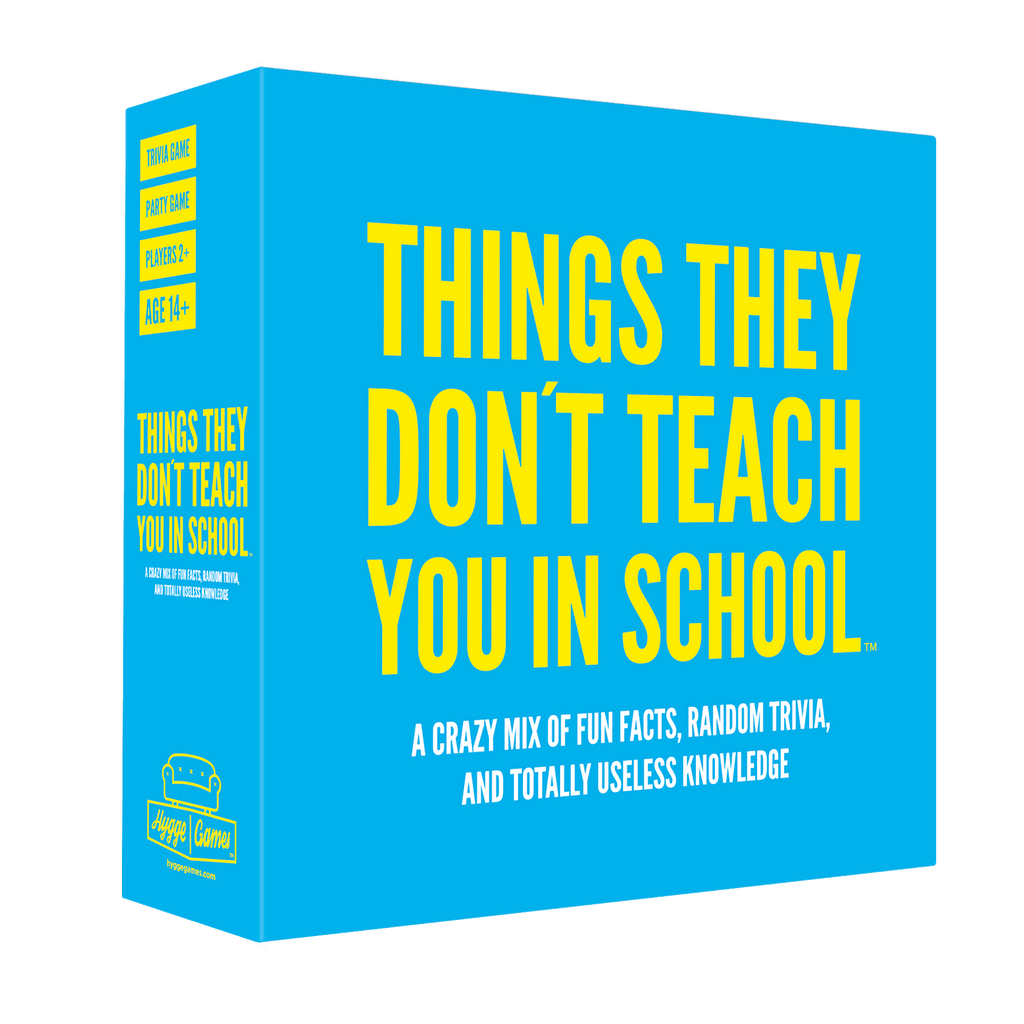 Things They Don't Teach You In School Trivia Game
