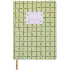 Tulip Jumbo Journal - Green Lattice