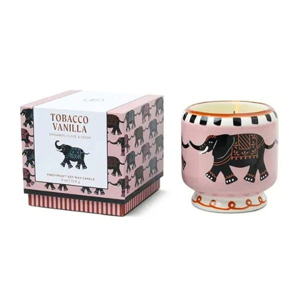 A Dopo Elephant Ceramic Candle Tobacco Vanilla