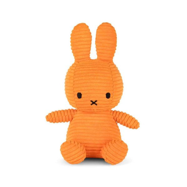Orange Miffy Eco Corduroy Soft Toy