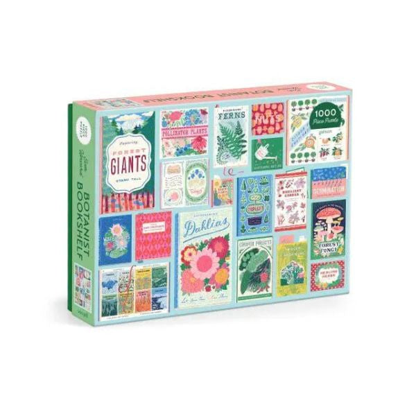 Ever Upwards Botanist Bookshelf 1000 Piece Jigsaw Puzzle