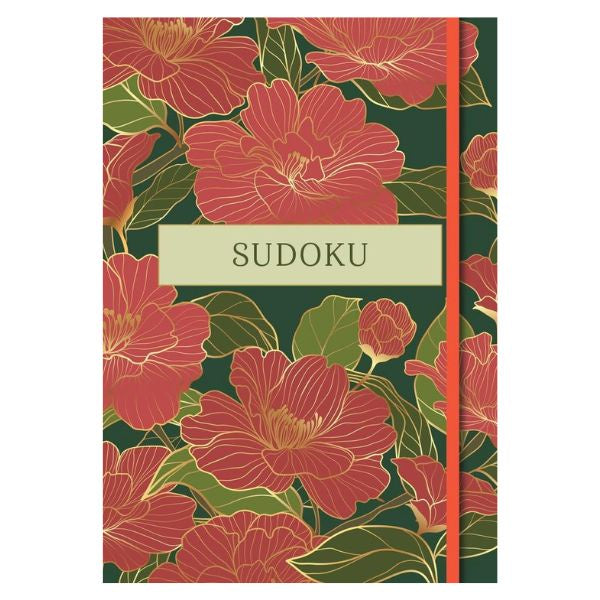 Sudoku Metallic Flowers Book