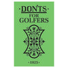Don'ts for Golfers 1925