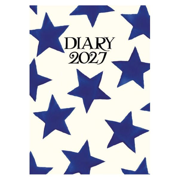 Emma Bridgewater Blue Stars A6 Diary 2027