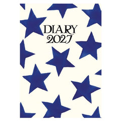 Emma Bridgewater Blue Stars A6 Diary 2027