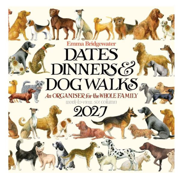 Emma Bridgewater Dates Dinners Dog Walks Family Organiser 2027