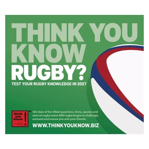 Think You Know Rugby Box Calendar 2027