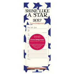 Emma Bridgewater Shine Like a Star Magnetic Slim Calendar 2027