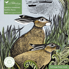 Rathlin Hares Angela Harding Jigsaw Puzzle