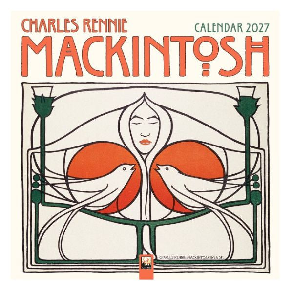 2027 Charles Rennie Mackintosh Wall Calendar