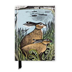 2027 Angela Harding: Rathlin Hares Luxury Pocket Diary