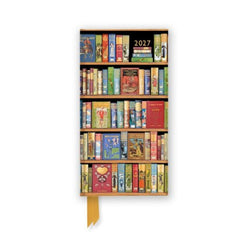 2027 Bodleian Libraries: Bookshelves Luxury Slimline Pocket Diary