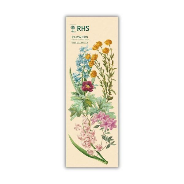 RHS Flowers Slim Calendar 2027