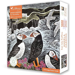 Fair Isle Puffins Angela Harding Jigsaw Puzzle