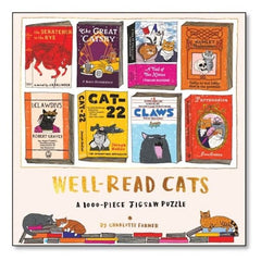 Well Read Cats 1000 Piece Jigsaw Puzzle