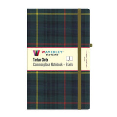 Stewart Hunting Tartan Cloth Large Notebook