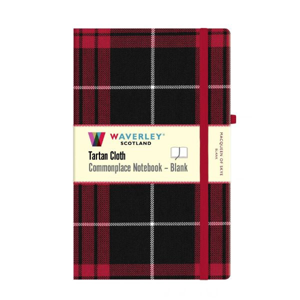 Large Tartan Cloth Macqueen Of Skye Notebook