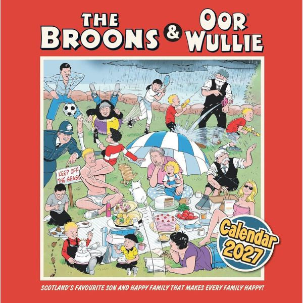2027 Broons And Oor Wullie Wall Calendar