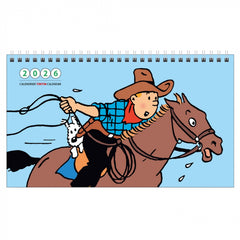 2026 Tintin Desk Calendar
