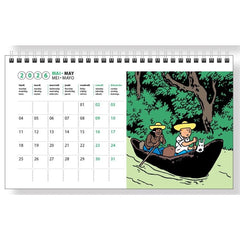 2026 Tintin Desk Calendar