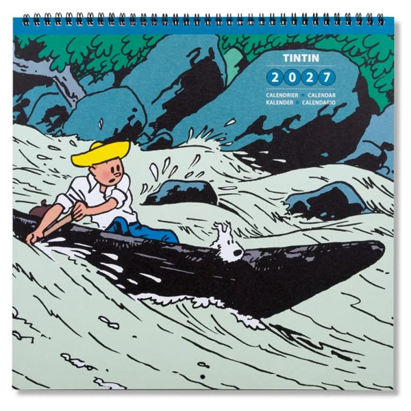 2027 Tintin Wall Calendar