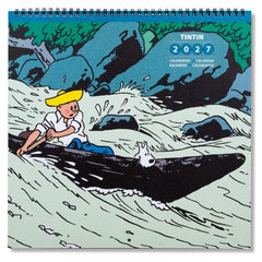 2027 Tintin Wall Calendar