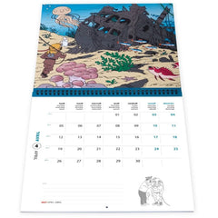 2027 Tintin Wall Calendar