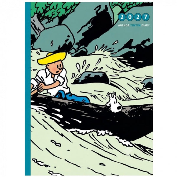 2027 Tintin Desk Diary