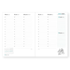 2027 Tintin Desk Diary