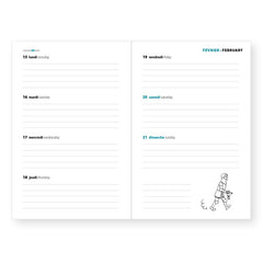 2027 Tintin Pocket Diary