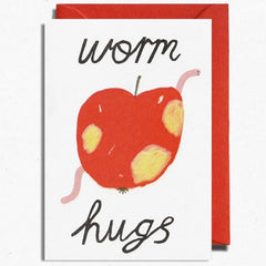 Worm Hugs Card