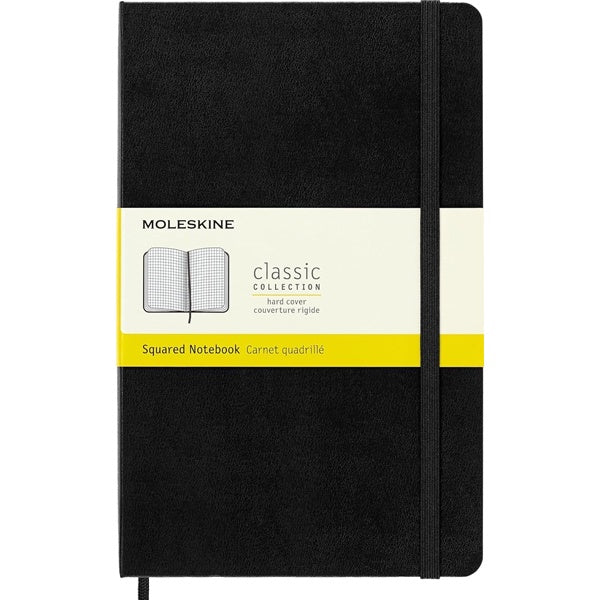 Moleskine Squared Pocket Notebook Black Soft Cover