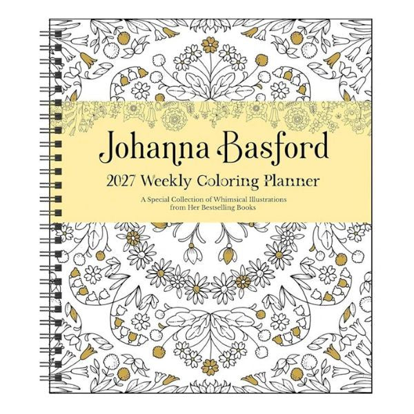 Johanna Basford 2027 Weekly Colouring Planner