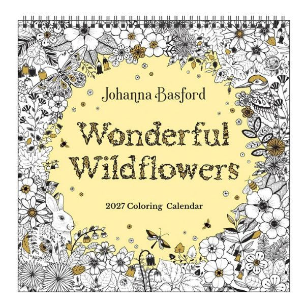 Johanna Basford 2027 Colouring Wall Calendar
