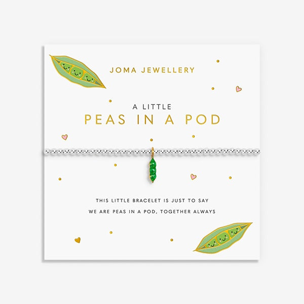 Peas in a Pod Silver Plated Bracelet