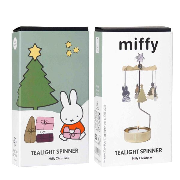 Miffy Christmas Tealight Spinner