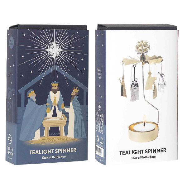Star of Bethlehem Tealight Spinner