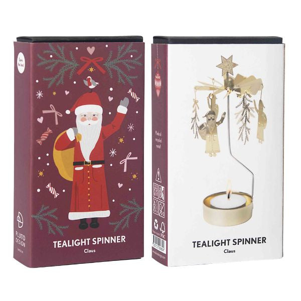 Santa Claus Tealight Spinner