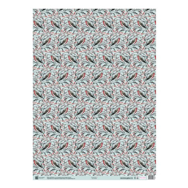 Robins and Berries Sheet Wrap