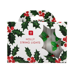 Bontanical Christmas Holly String Lights 3m