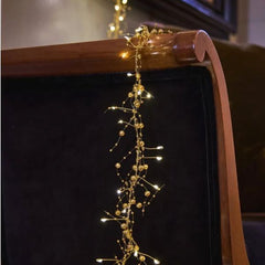 Gold Pearls String Lights