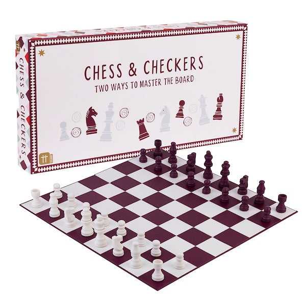 Bonne Chance Chess & Checkers Set