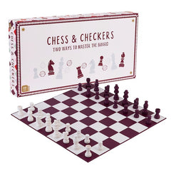 Bonne Chance Chess & Checkers Set