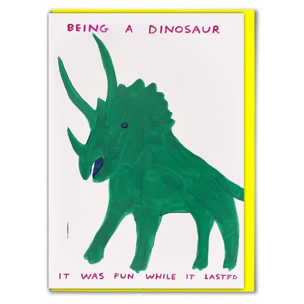 Being A Dinosaur Card