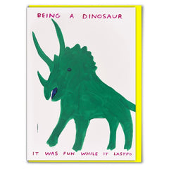 Being A Dinosaur Card