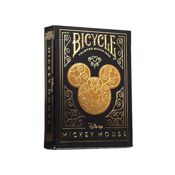 Bicycle Disney Black and Gold Mickey Playing Cards