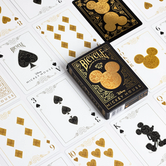 Bicycle Disney Black and Gold Mickey Playing Cards